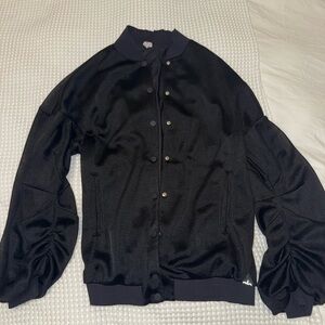 ALO Yoga Black Bomber Jacket